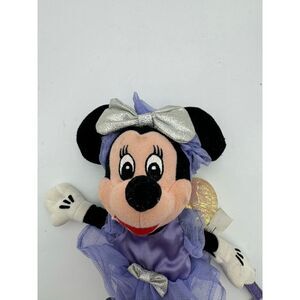 DISNEY STORE MINNIE MOUSE AS SUGAR PLUM FAIRY 8' BEANBAG PLUSH STUFFED TOY